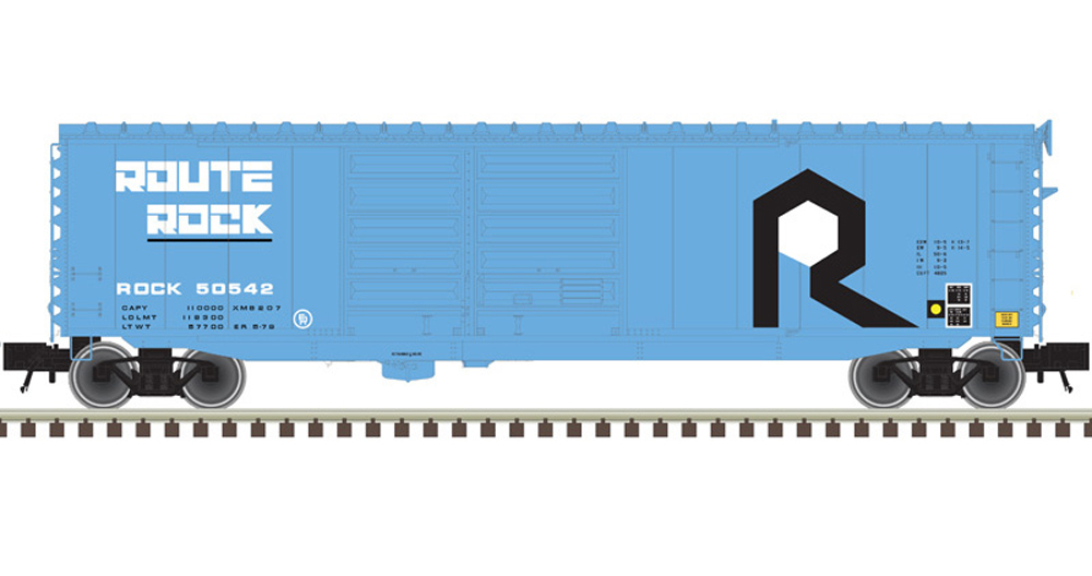 Rock Island 50-foot modernized PS-1 double-door boxcar