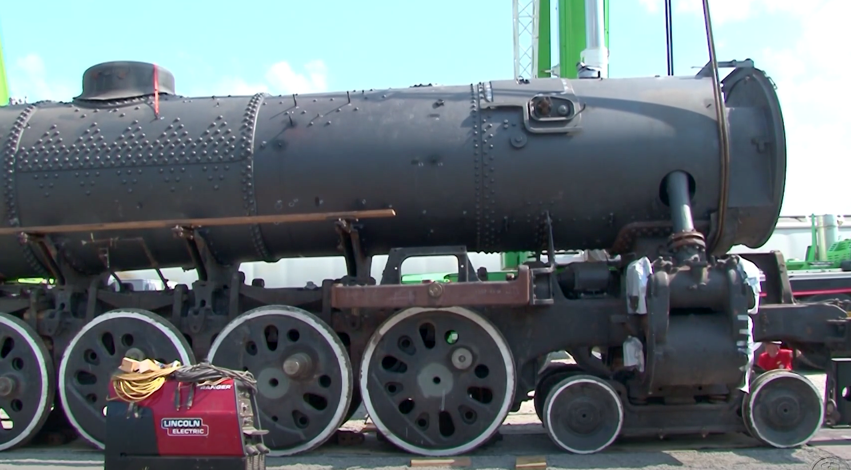 Steam restoration continues on Nashville, Chattanooga & St. Louis 4-8-4 No. 576
