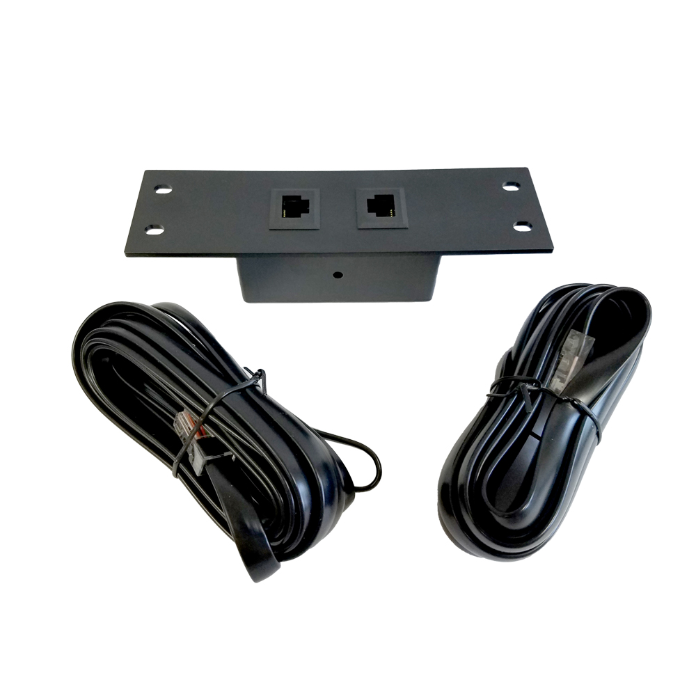 Extension plate and cords.