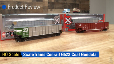 Product Review: ScaleTrains.com HO scale Conrail class G52X coal gondola