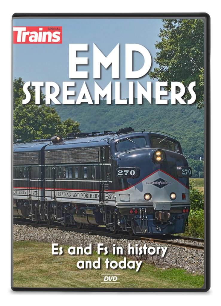 Trains magazine EMD Streamliners DVD available at the Kalmbach Hobby Store.