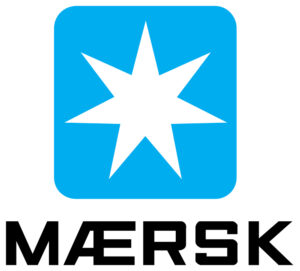 Logo for container shipping company Maersk