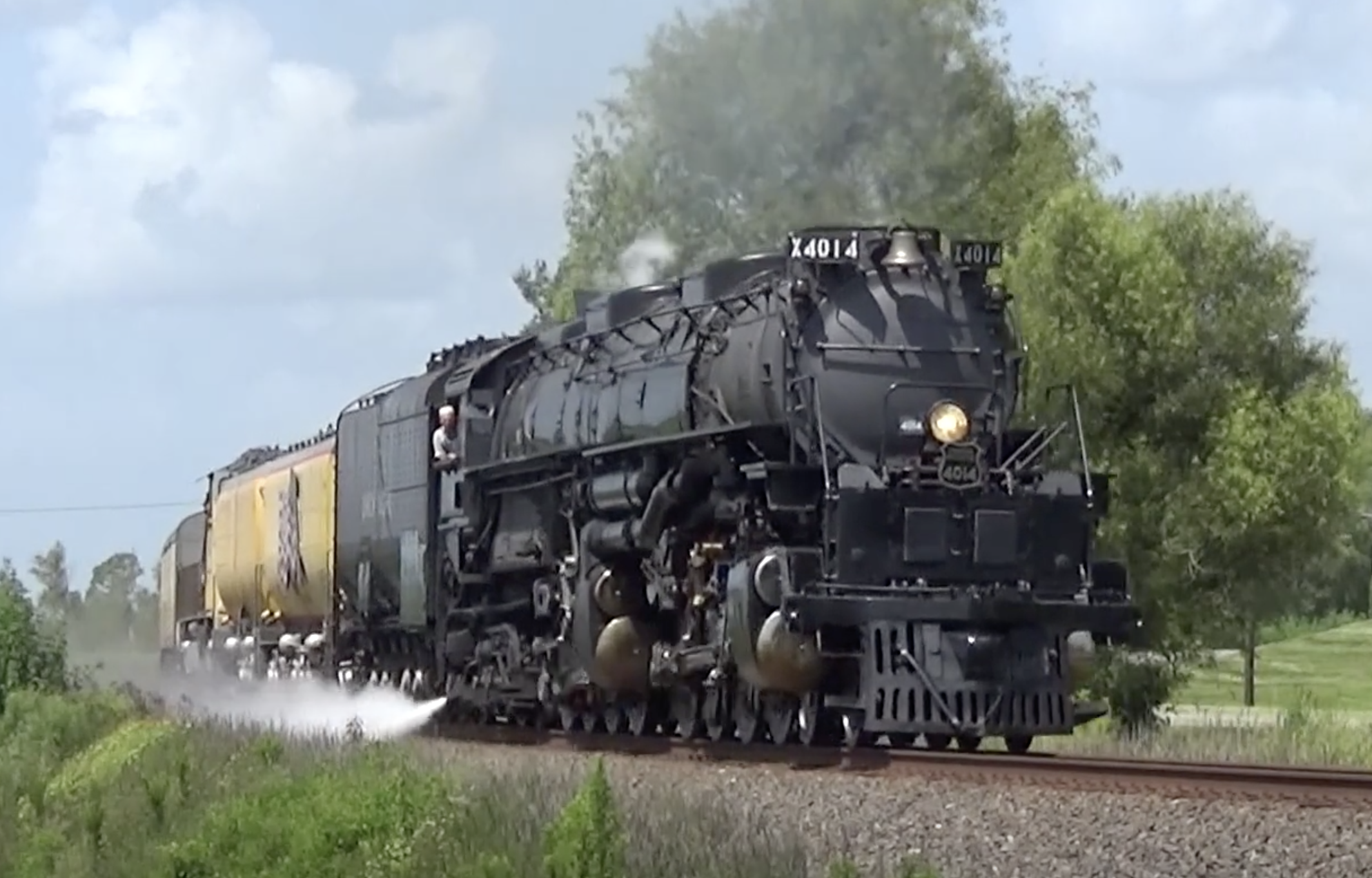 Union Pacific Big Boy 4014’s trip through Louisiana in 2021