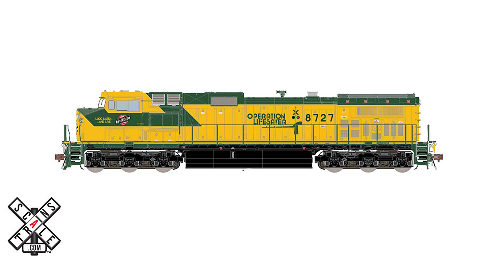 Chicago & North Western General Electric Dash 9-44CW.