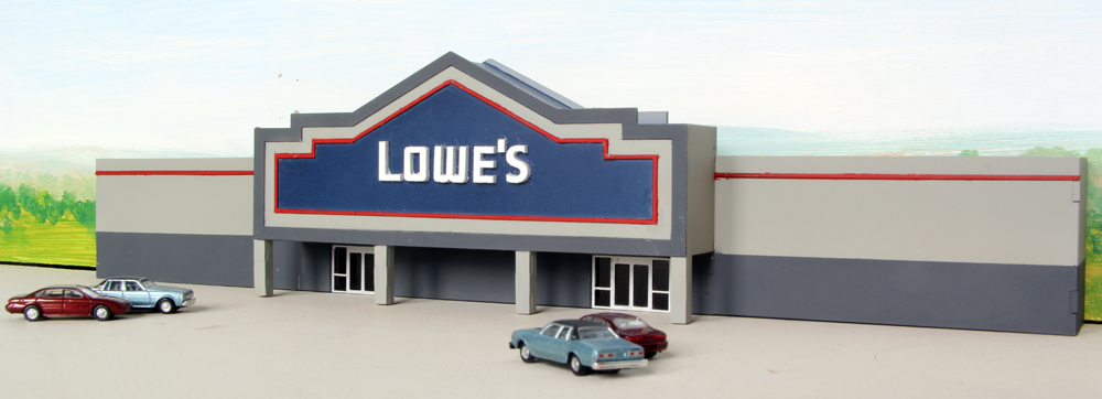 Lowe’s home improvement center low-relief kit.