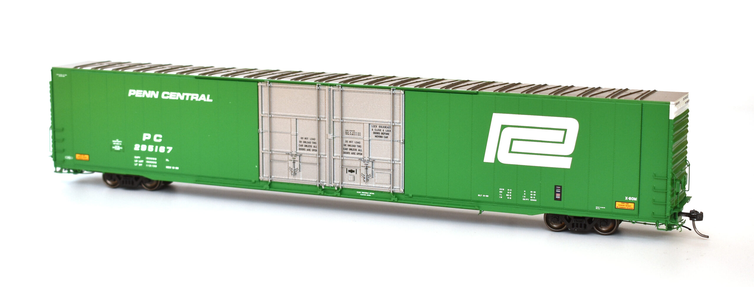 Tangent HO scale Greenville 86-foot high-cube boxcar