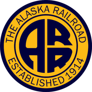 Circular Alaska Railroad logo