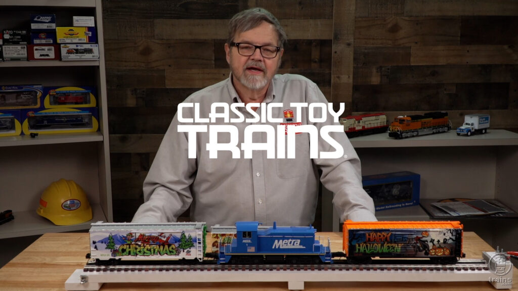 Bob Keller in the studio for Bob's Train Box 75