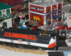 Model GG1 in holiday scene