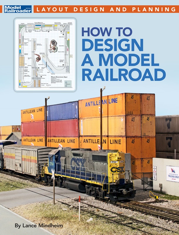 Model railroad book cover.