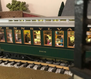 Complete model dining car