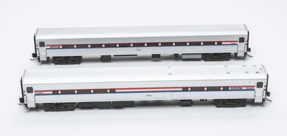 Amtrak Horizon intercity passenger cars.