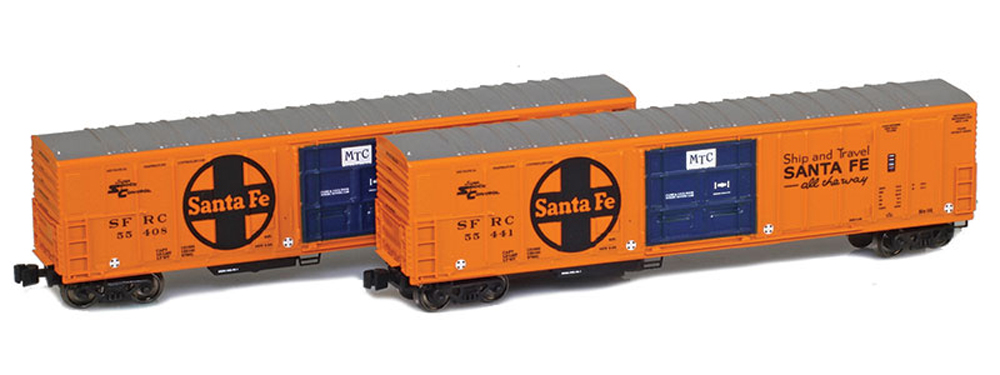 Atchison, Topeka & Santa Fe Pacific Fruit Express R-70-20 mechanical refrigerator cars.]