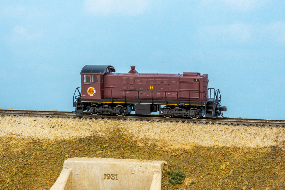 Chicago Great Western Alco S-2 diesel locomotive.