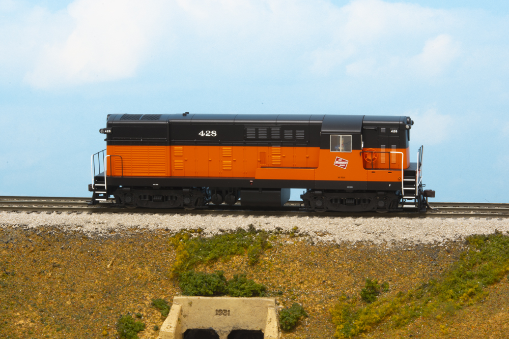 Milwaukee Road Fairbanks-Morse H-16-44 diesel locomotives.