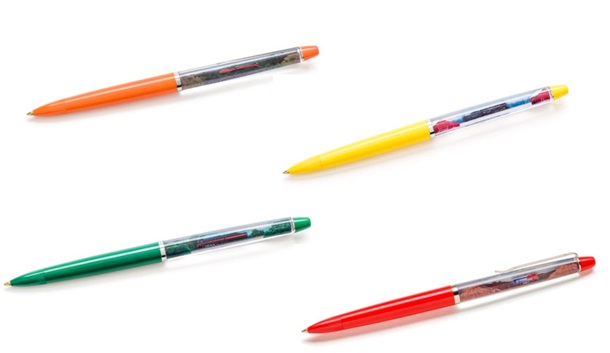 Four floaty pens.