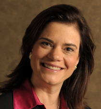 Head shot of dark-haired woman