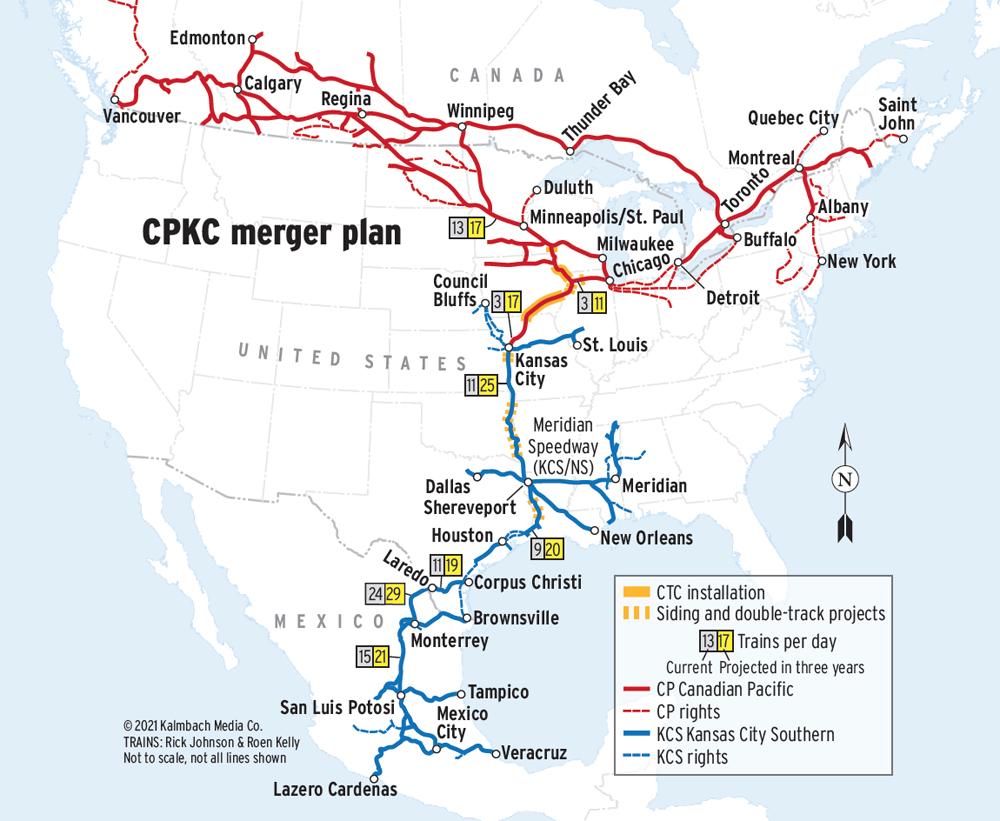 First major U.S. railroad merger in approved to go forward
