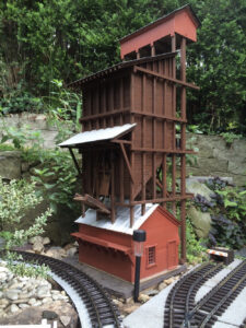 Model of a coal tower