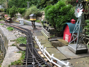 Scene on a garden railway