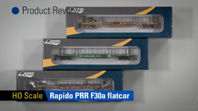 Rapido Trains HO scale Pennsylvania RR F30 flatcars