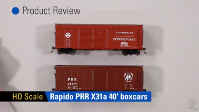 Rapido Trains HO scale Pennsylvania RR X31 boxcar