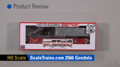 ScaleTrains.com HO scale Chicago, Burlington & Quincy Havelock Shops 2,566-cubic-foot capacity gondola