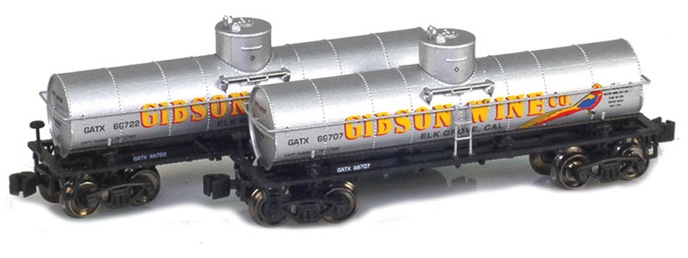 American Z Line Gibson Wine Co. General American 1917 8,000-gallon tank car two-pack.