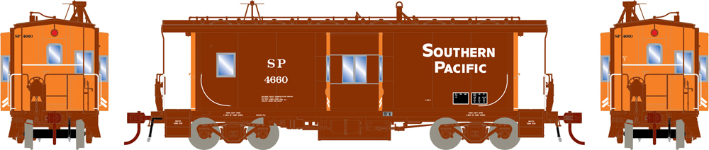 Athearn Genesis HO scale Southern Pacific class C-50-8 bay-window caboose no. 4660