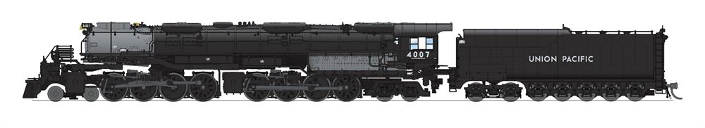 Broadway Limited Imports N scale Union Pacific 4-8-8-4 Big Boy steam locomotive no. 4007.