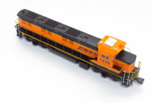 Lionel Legacy Genset locomotive seen from the top