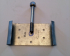 Tie plate with bolt tool