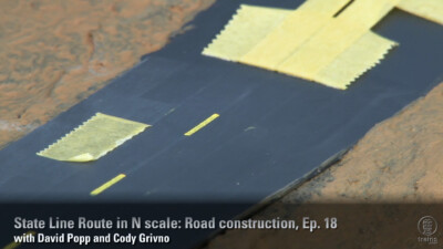 State Line Route in N scale: Road construction, Episode 18