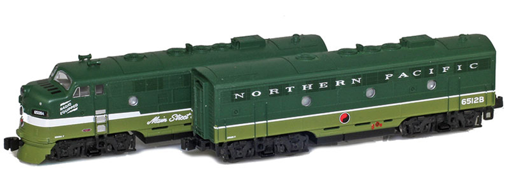 American Z Line Northern Pacific Electro-Motive Division F7A and F7B diesel locomotives