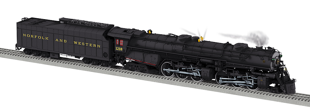 Black locomotive with tender.