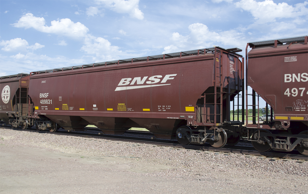 BNSF FreightCar America 5200 covered hopper.