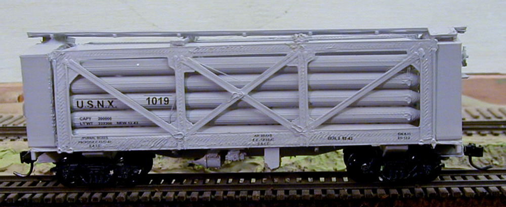 Concept Models HO scale U.S. Navy helium tank car kit