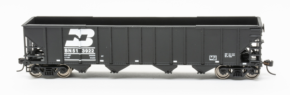 WalthersMainline HO scale Burlington Northern 100-ton four-bay hopper no. 513922