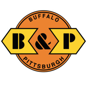 Logo of the Buffalo & Pittsburgh, a Genesee & Wyoming railroad