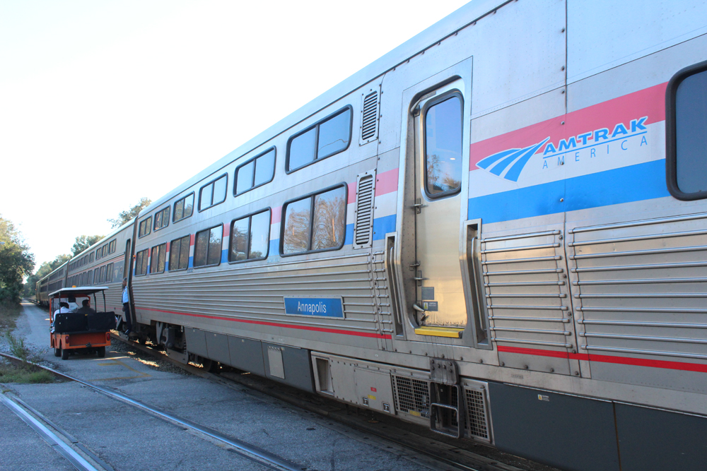 Passenger cars with double windows along the side