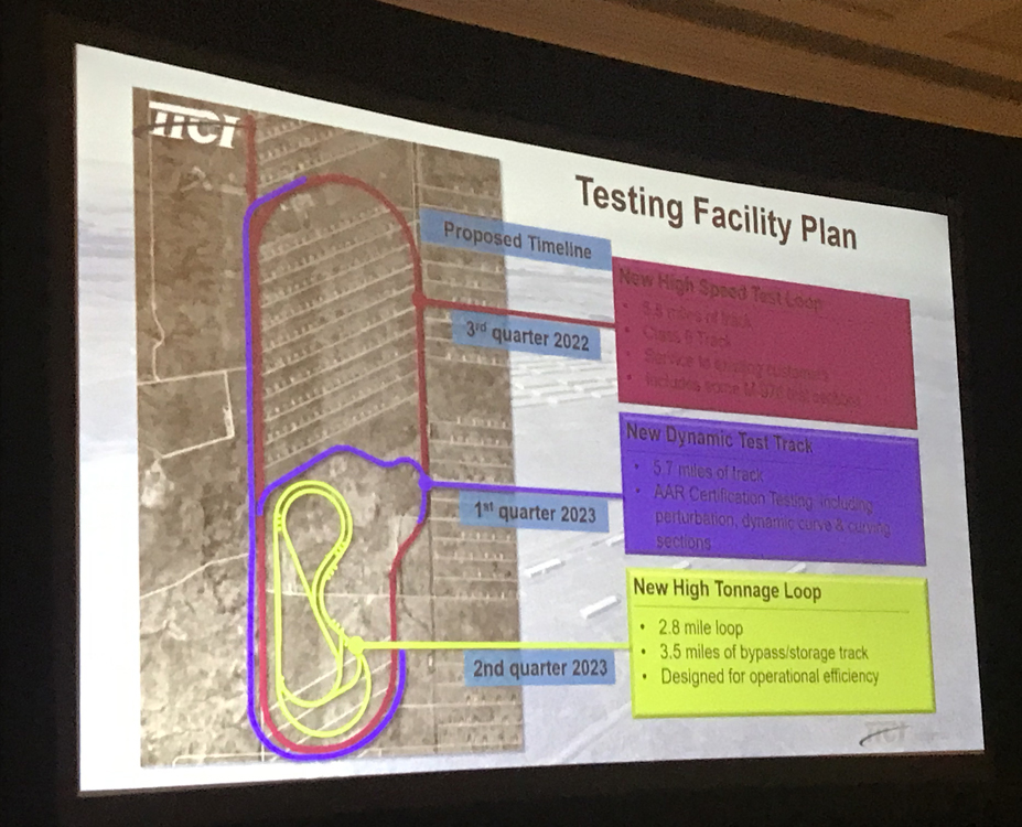 Image showing plans for rail test loops