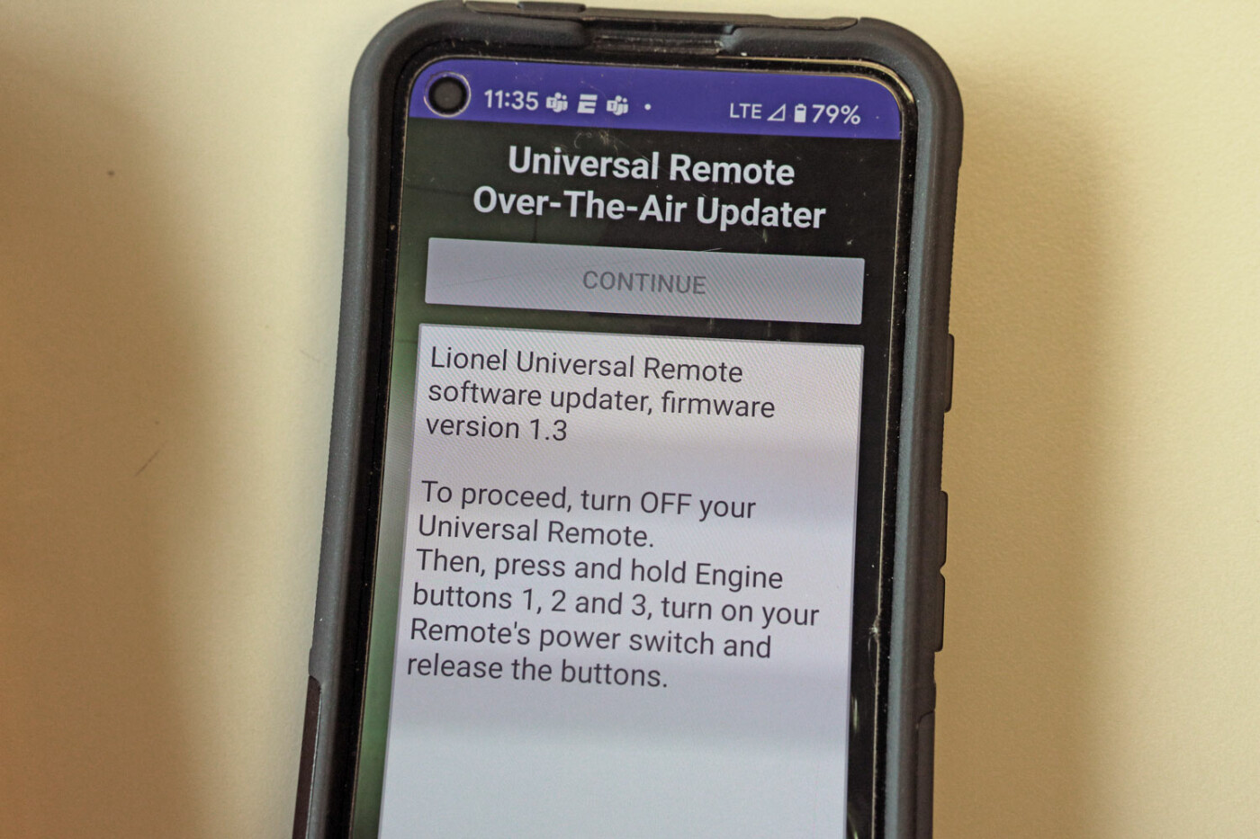 How to update your LionChief Universal Remote Trains