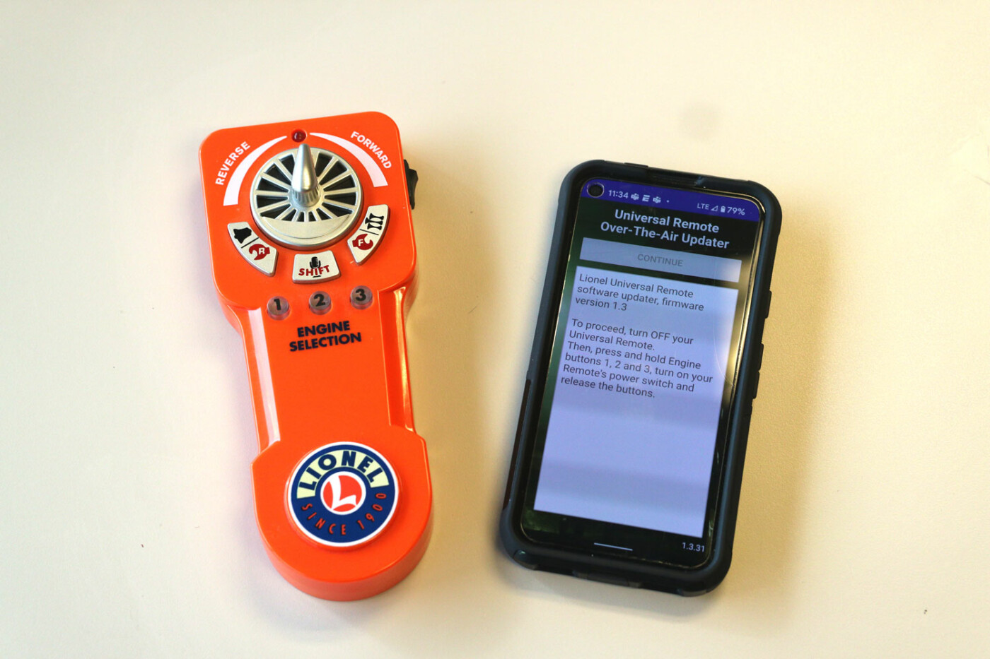 How to update your LionChief Universal Remote Trains