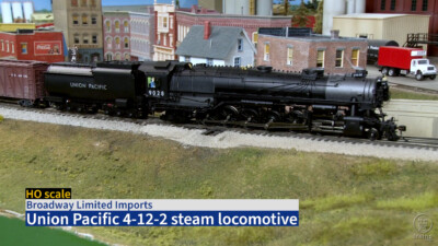 Broadway Limited Imports HO scale Union Pacific 4-12-2 steam locomotive