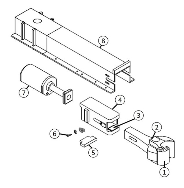 Diagram of coupler assembly