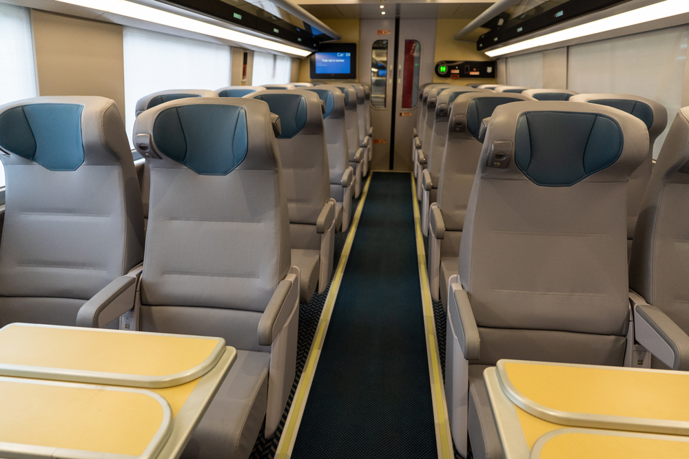 Seats in Acela Business class