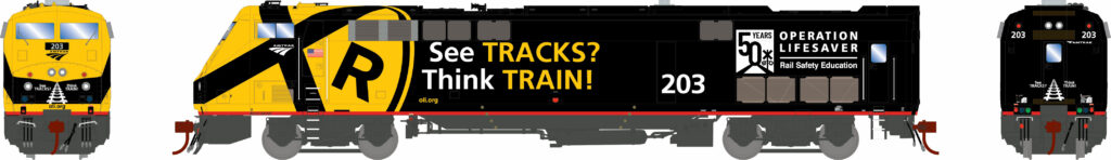 Illustration of diesel locomotive black and yellow