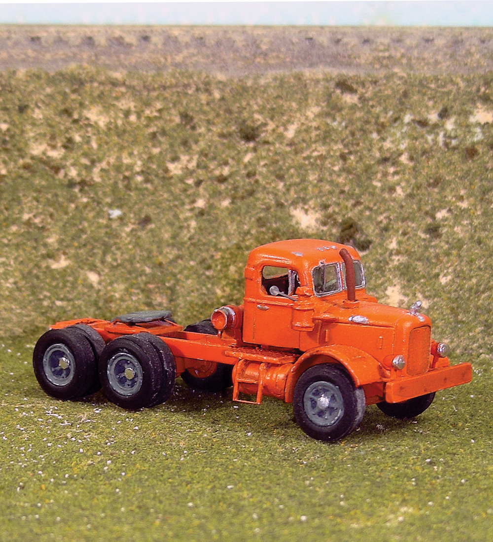 orange truck