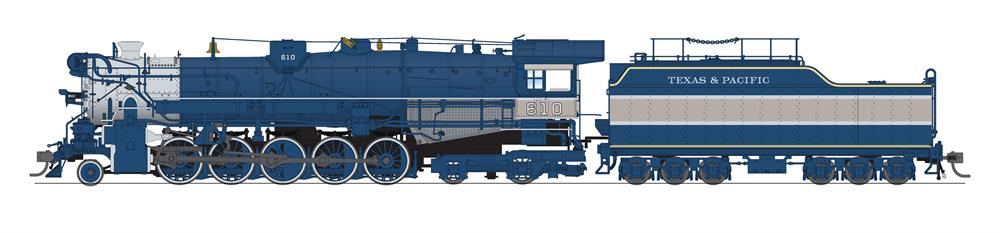 Blue HO scale locomotive