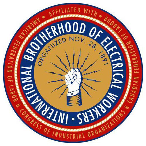 Logo of the International Brotherhood of Electrical Workers